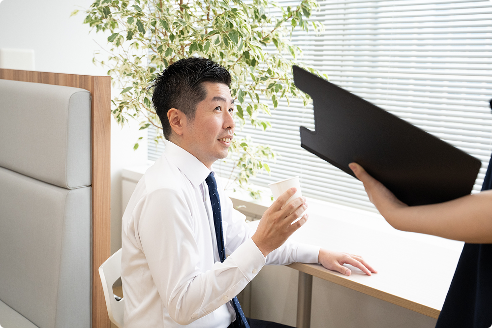 インタビュー写真